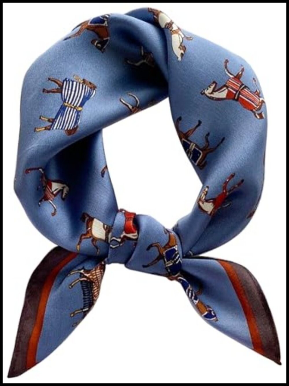 100% Mulberry Silk Scarf Lightweight Square Neckerchief Head Wrap